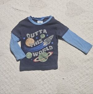 Mon Petit Long Sleeve Shirt • Size 24 Months • Snug Fit